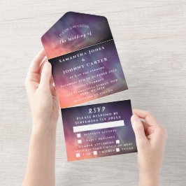 Aurora Starry Night Stars Sky Weding