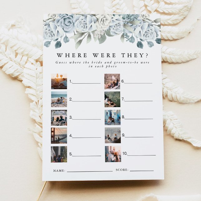 AUSHA Dusty Blue Onde Eles Estavam Com Cartão De J (Criador carregado)