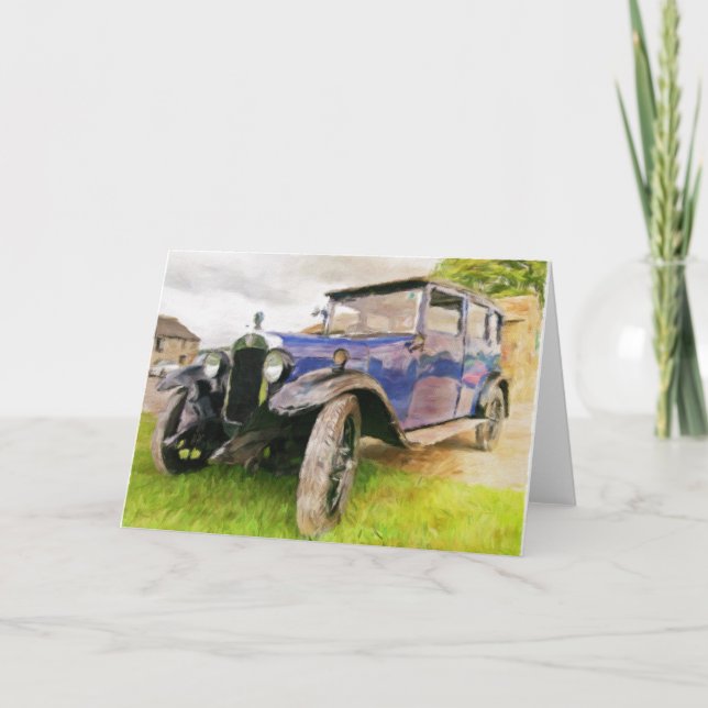 Austin 12/4 de cartão de cumprimentos vazio (Frente)