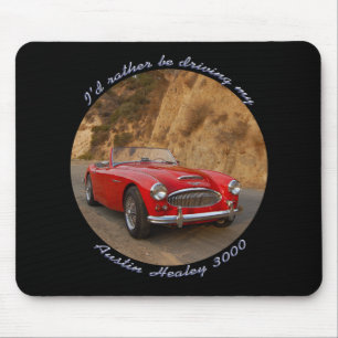 Austin Healey Sportscar vermelho Mousepad