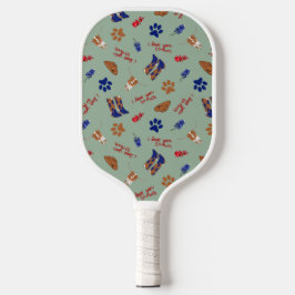 Austin Texas Pickleball Paddle - Eu Te Amo Tanto