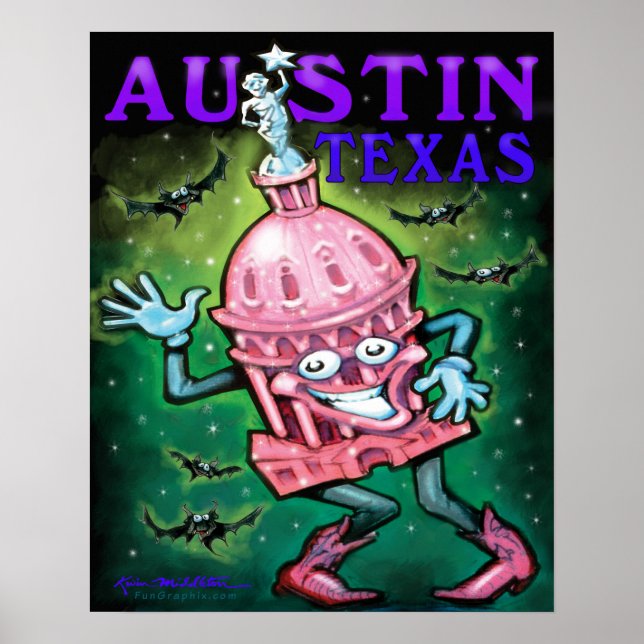 Austin Texas Poster (Frente)