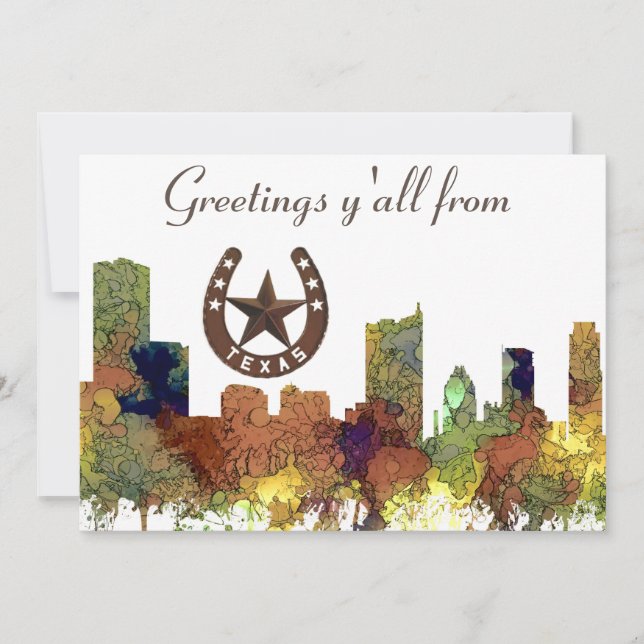 Austin Texas Skyline SG-Safari Buff (Frente)