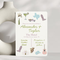 Austin, TX Convites para Casamento