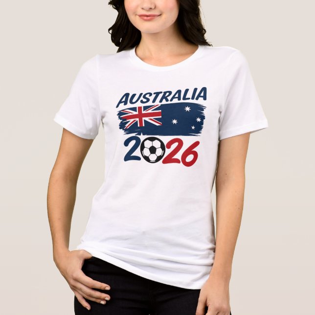 Australia 2026 Soccer Fan Design Flag Colors (Frente)