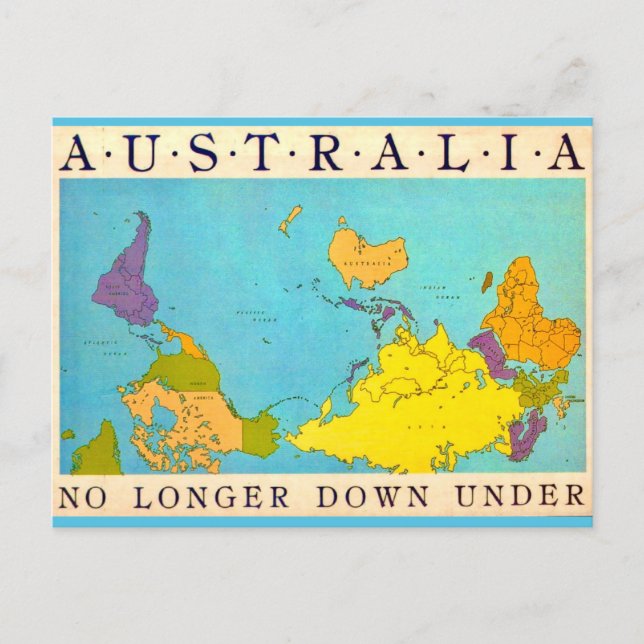 Austrália - Cartão Postal Down Under (Frente)
