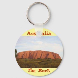 Austrália, o design de chaveiro de rocha legal