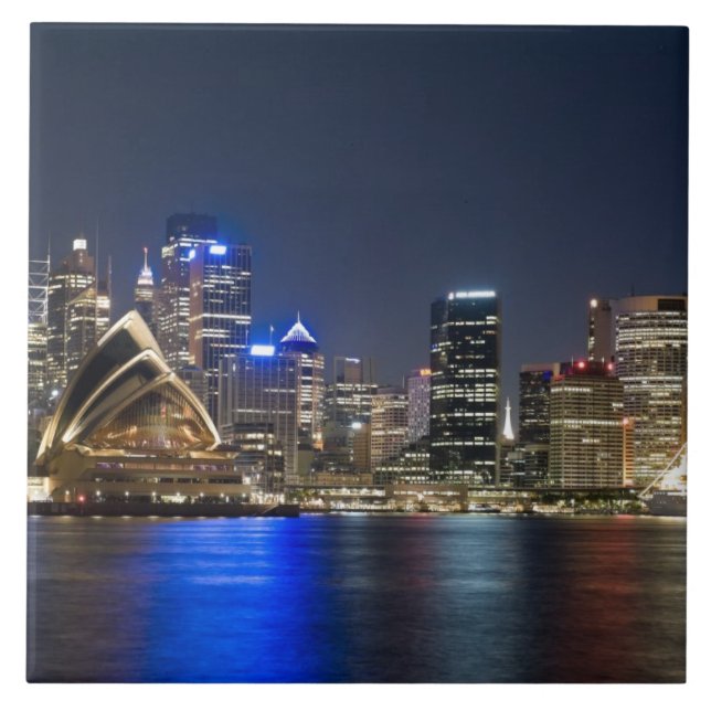 Austrália, Sydney. Horizonte com Casa da Ópera vis (Frente)