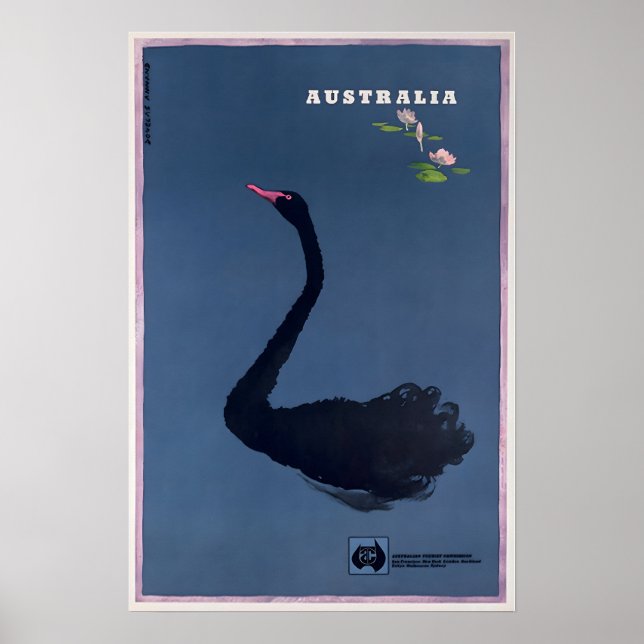 Australian Art Australia Travel Poster Print  (Frente)