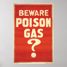 Australian WWI Propaganda Poster Beware Poison