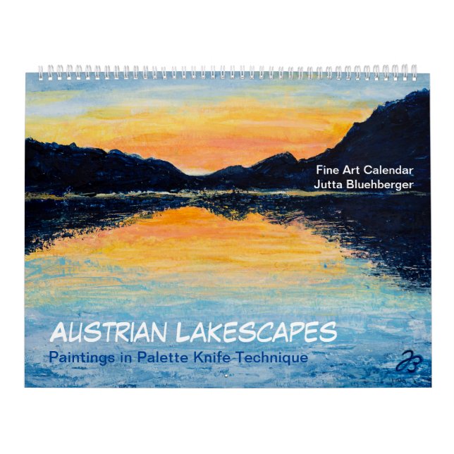 Austríaco Lakescape - Calendário de Belas Artes (Capa)