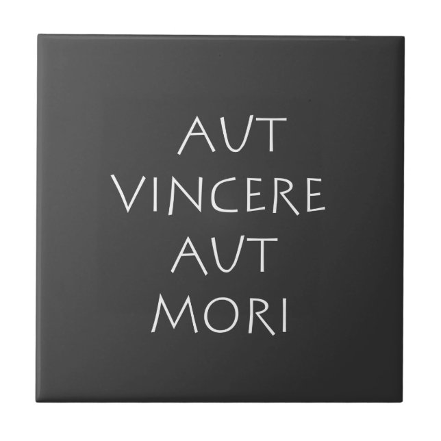 Aut vincere aut mori (Frente)