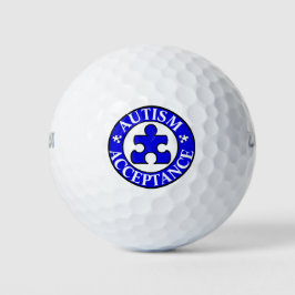 Autismo Aceitação de Bolas de Golfe