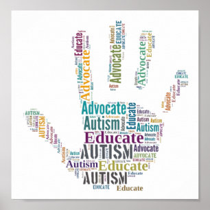 Autismo Advocate e Educar Poster GoTeamKate