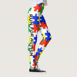 Autismo com leggings Quebra-cabeça Pants Guerreiro