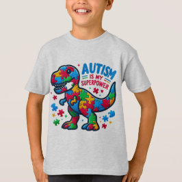 Autismo É A Camiseta De T-Shirt Das Minhas Criança