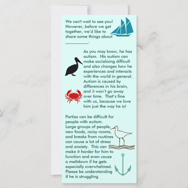 Autismo Junte-Se A Placa Plana Boy (Frente)