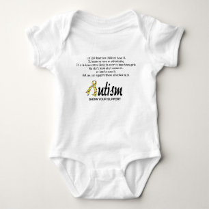 Autismo Mostra Sua Camisa De Suporte