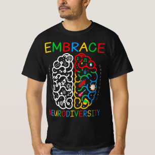 Autismo Sensibilização Camisa Adotar Neurodiversid