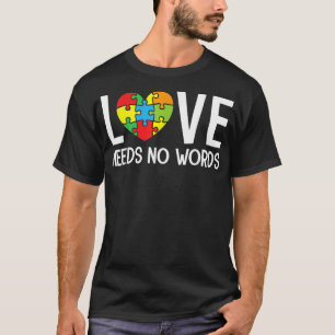Autismo Sensibilização Professora Camisa Amor Não 