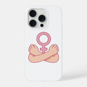 Auto Amor Feminista Capinha para iPhone 15 Pro Fem