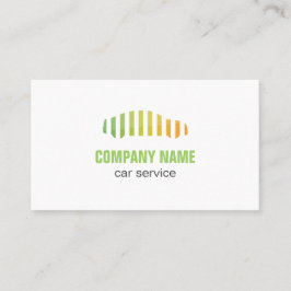Auto cartão de visita do logotipo do serviço do
