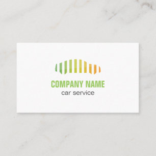 Auto cartão de visita do logotipo do serviço do