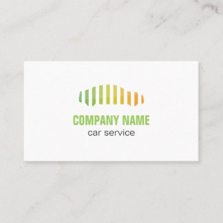 Auto cartão de visita do logotipo do serviço do