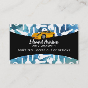 Auto cartões de visitas do serralheiro