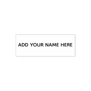 Auto Entintado Adicione o seu nome aqui um carimbo personalizáve