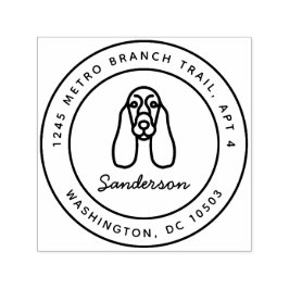 Auto Entintado Autodigitação de Carimbo de Endereço de Retorno de