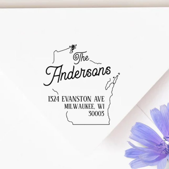 Auto Entintado Borracha de Autodigitação de Carimbo de Endereço d (Criador carregado)