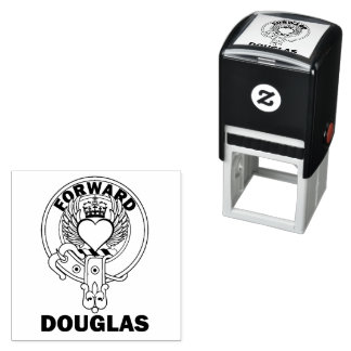 Auto Entintado Carimbo auto-entintado do Clan Douglas Winged Hear