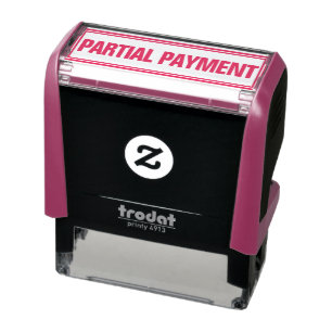 AUTO ENTINTADO CARIMBO AUTO-TINTADO PARA PAGAMENTO PARCIAL NO ESC