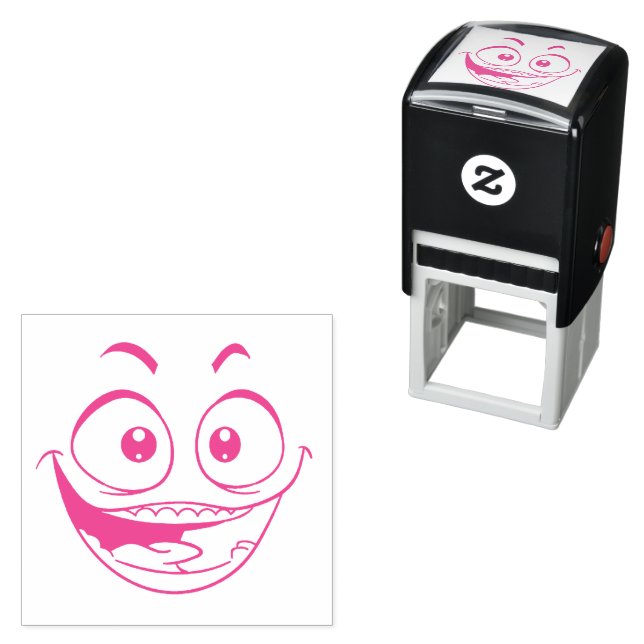 Auto Entintado Carimbo Automático Face Emotican (In Situ)
