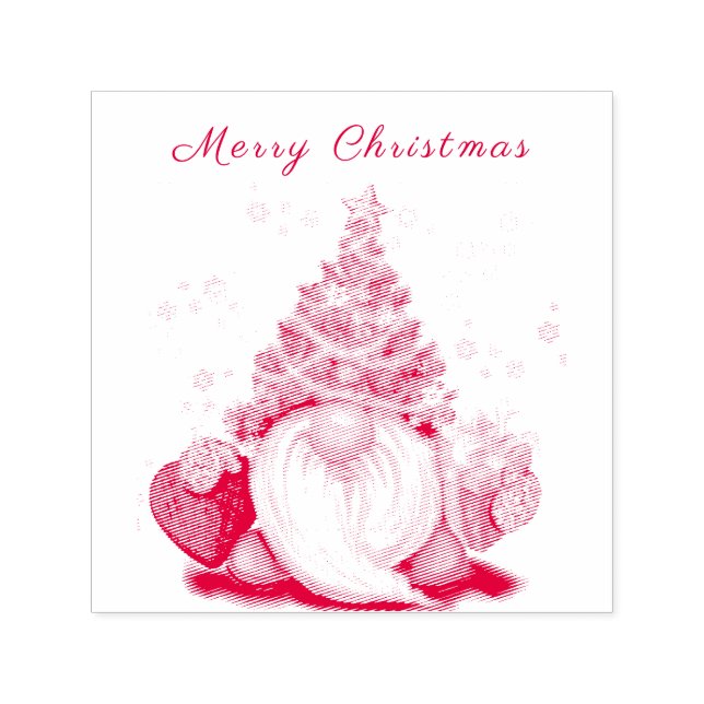 Auto Entintado Carimbo Automático Papai Noel de Natal (Design)