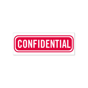 Auto Entintado Carimbo Confidencial