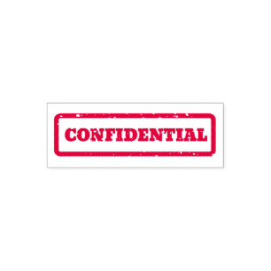 Auto Entintado Carimbo Confidencial