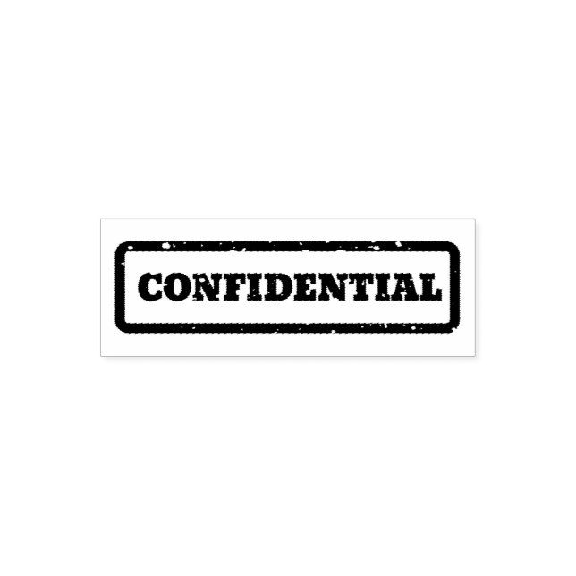 Auto Entintado Carimbo Confidencial (Design)