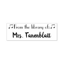 Carimbo da Biblioteca de Música