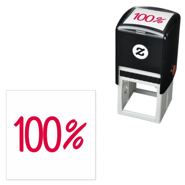 Auto Entintado Carimbo de "100%" (In Situ)