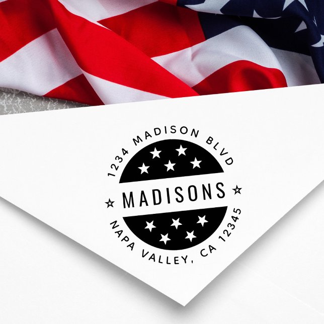 Auto Entintado Carimbo de Autocolagem do Endereço de Retorno de S (Criador carregado)