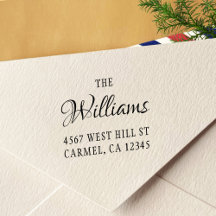 Carimbo de Autocolagem do Endereço de Retorno Quad