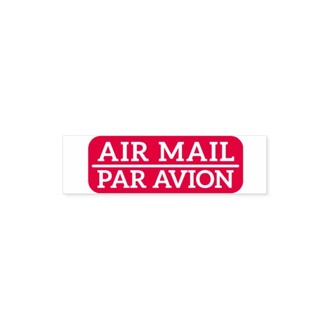 Auto Entintado Carimbo de Autoimpressão de correio aéreo (Design)