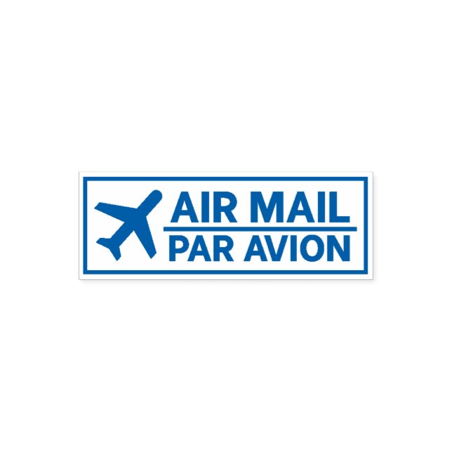 Auto Entintado Carimbo de Autoimpressão de correio aéreo (Design)