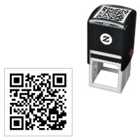 Carimbo de autoimpressão do código QR personalizad