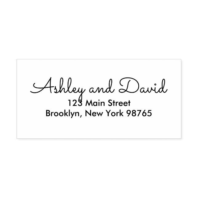 Auto Entintado Carimbo de Autoimpressão do Endereço de Retorno El (Design)