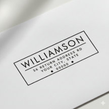 Carimbo de autoimpressão do endereço de retorno mo