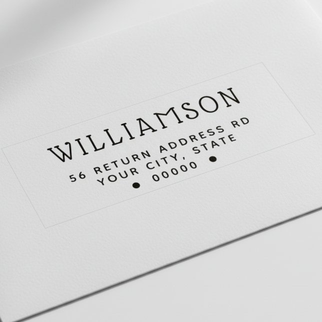 Auto Entintado Carimbo de autoimpressão do endereço de retorno mo (Criador carregado)