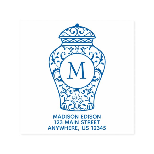 Auto Entintado Carimbo de Autoimpressão do Endereço Ginger Ginger (Design)